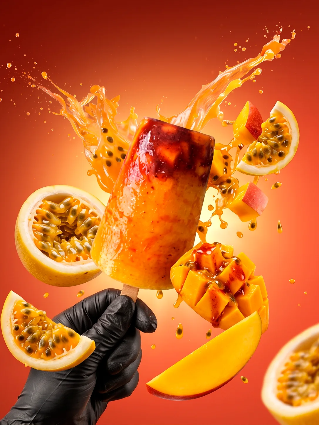 Helado Parchita con mango